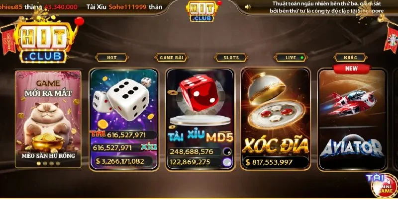 Kho tàng game đồ sộ đã giúp cổng game chinh phục đông đảo thành viên